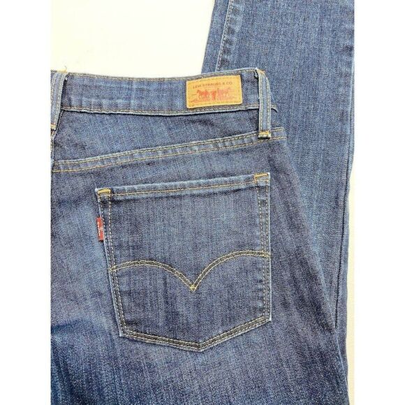 LEVIS Low Skinny 531 Ripped Distressed Jeans Sz 4 Short 4S - Picture 7 of 8